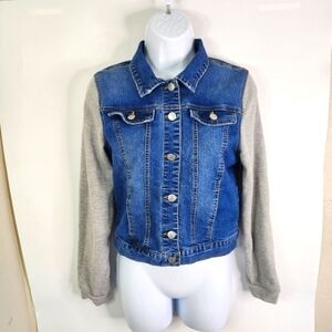 LOVE TREE DENIM Cropped Jean Jacket Women's Medium
